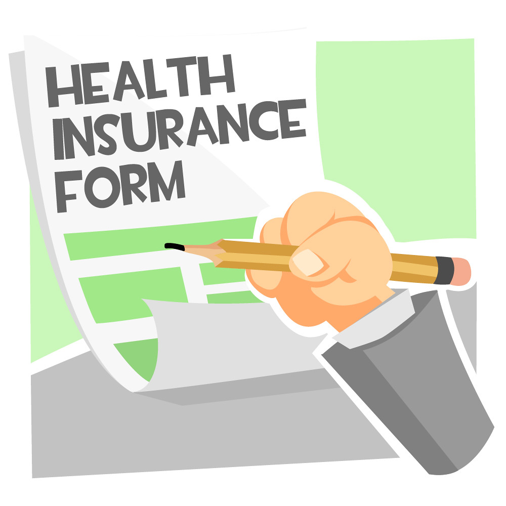 Health insurance form representing Medicare IRMAA premium planning